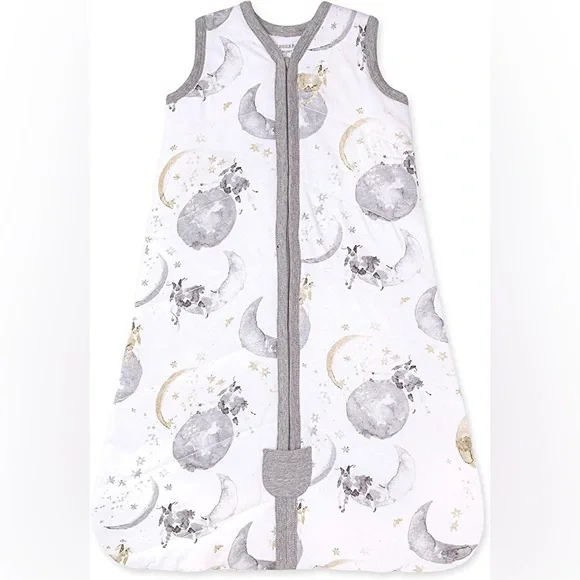 Burt’s Bees Baby Beekeeper sleepsack size medium 6-12 months 1.5 TOG moons - Picture 1 of 6